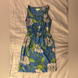 Moulinette Soeurs Blue and Green Floral Top